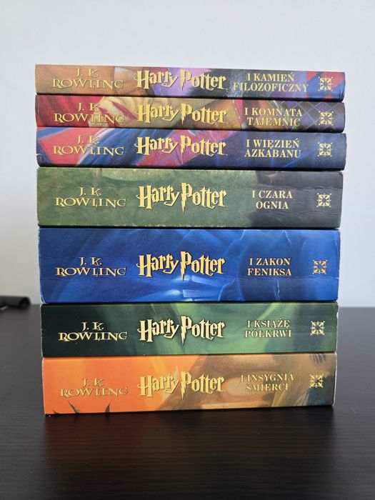 Harry Potter seria książek stare wydanie
