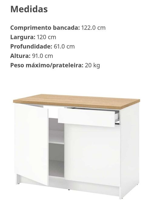 Móvel Branco de cozinha ou sala