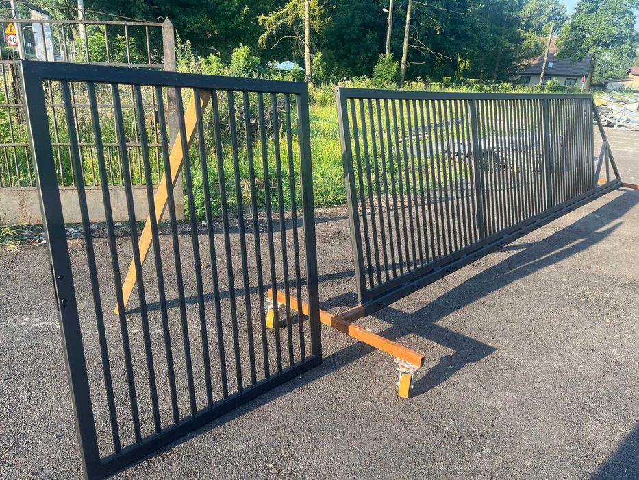 Brama przesuwana cynkowana malowa proszkowo