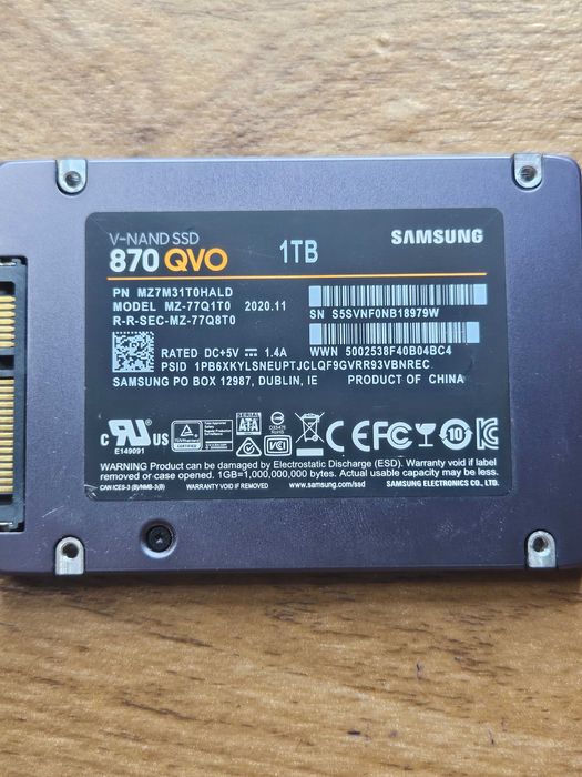 ssd samsung qvo 870 - Купити електроніку - Ціни на OLX.ua