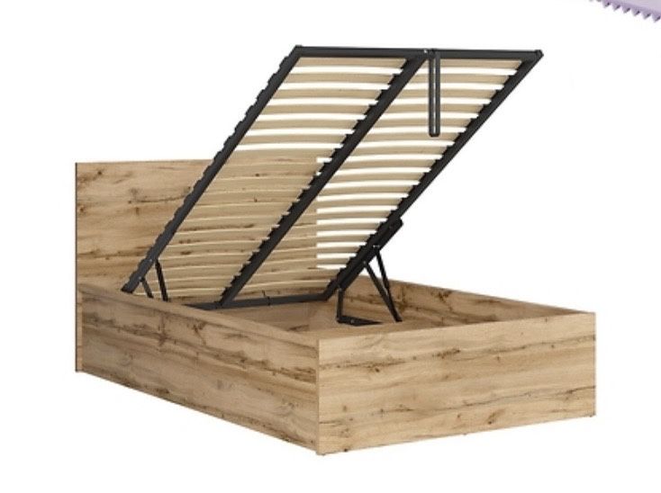 Łóżko solidne 120 ze stelażem BRW