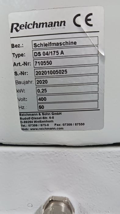 Szlifierka rema DS 04/175 A + odciąg