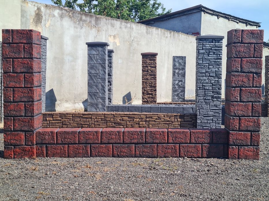 Ala Klinkier, Imitacja Klinkieru, ogrodzenie, słupki, murki, klinkier