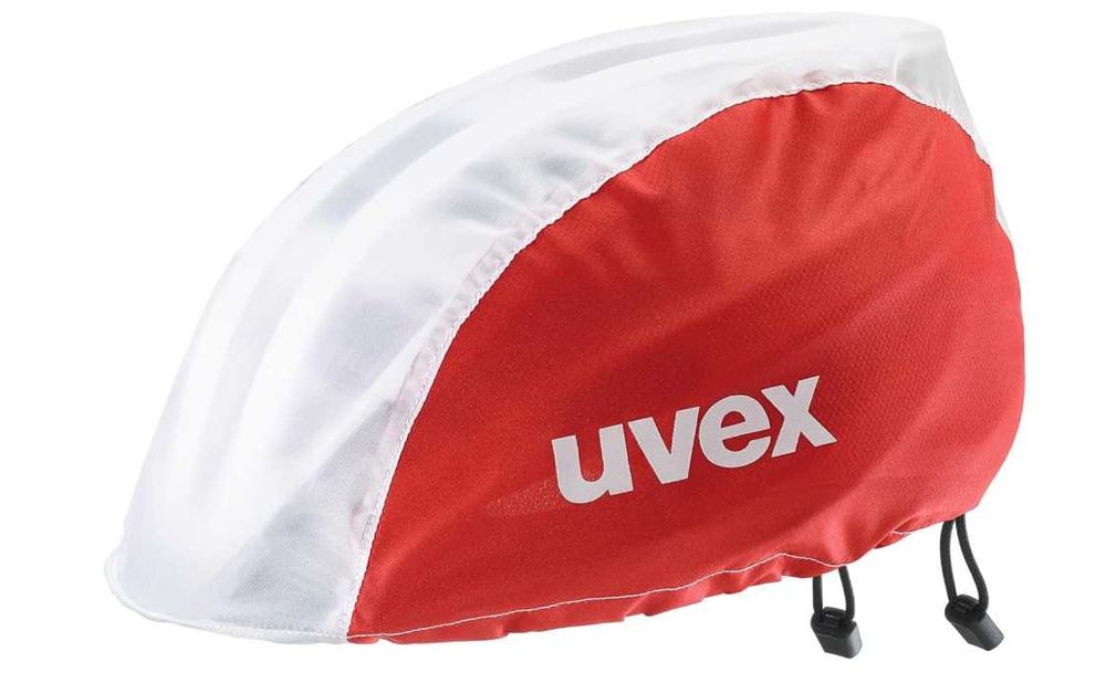 Pokrowiec na kask rowerowy Uvex czerwony