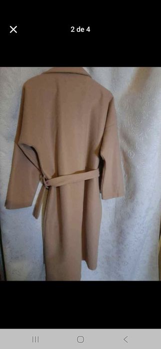 Casaco camel T. Único