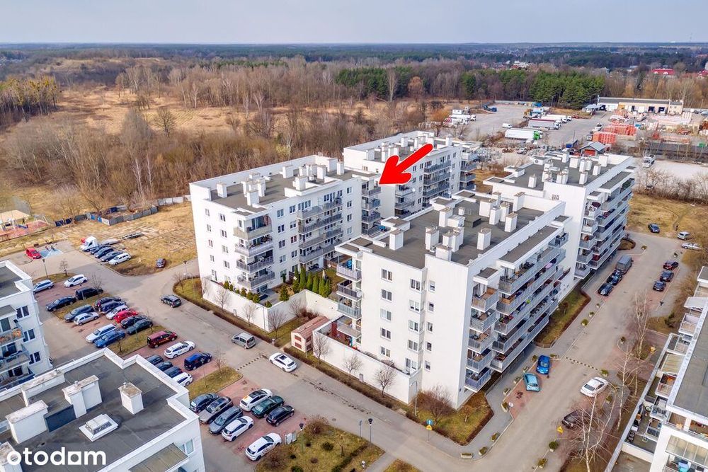 Narożne 2 pokoje z balkonem | 52,23 m² | Marki