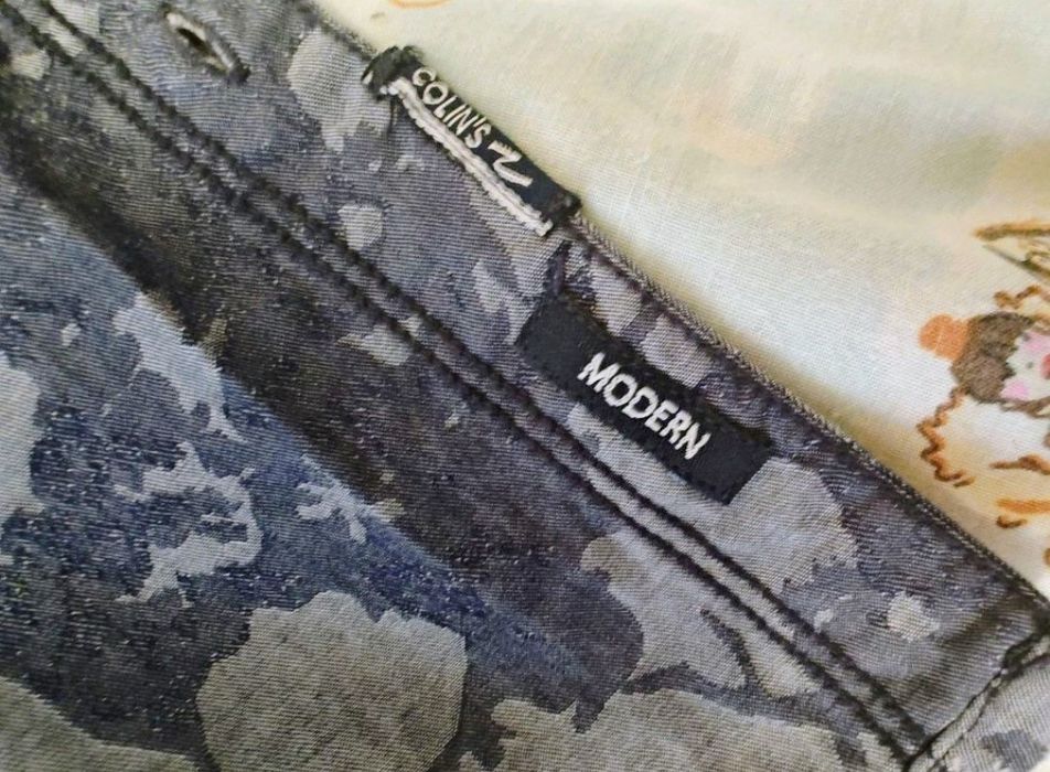 Стильная рубашка slim COLIN'S modern (р.S) ИДЕАЛЬНОЕ СОСТОЯНИЕ