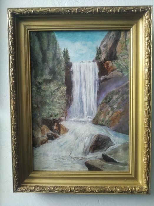 Картини олієйними  фарбами на холсті та двп.