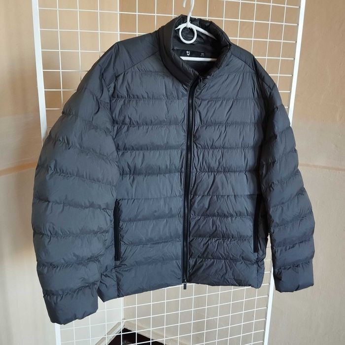Мужской ультралегкий пуховик  +J Jil Sander & Uniqlo Light Down