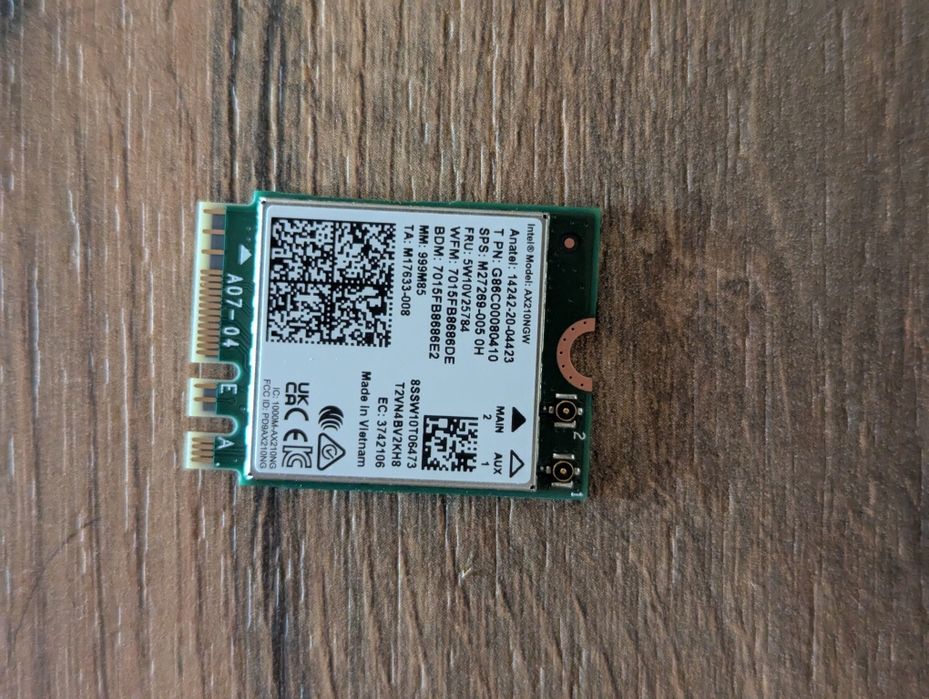 Wi-fi модуль для intel AX210. Wi-Fi 6. Wi-Fi M.2. Wi-Fi 6 GHz
