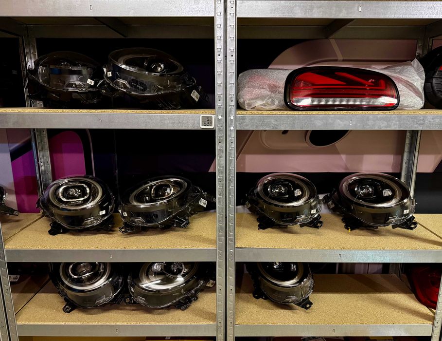 Фара Mini Cooper f55 f56 f57 f54 FullLed Рестайлінг Чорні Адаптив