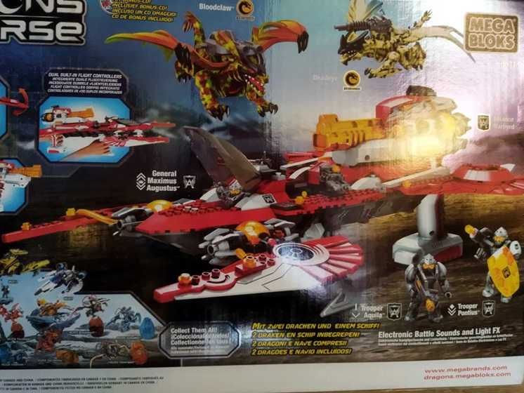 Mega Bloks klocki Dragons 95214 Smoczy Niszczyciel NOWY
