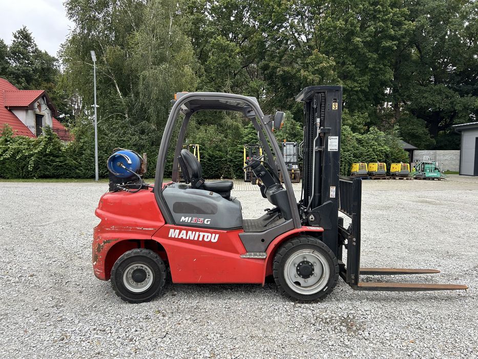 Wózek widłowy widlak gazowy MANITOU MI35G rok 2016
