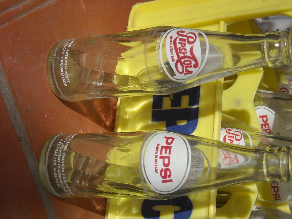 Garrafas antigas Pepsi Cola 20cl