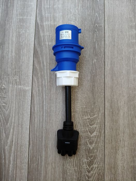 НАЙНИЖЧА ЦІНА‼️Хвіст адаптер 16/32А GEN 2 Тесла зарядка Tesla 3.5 7 кв