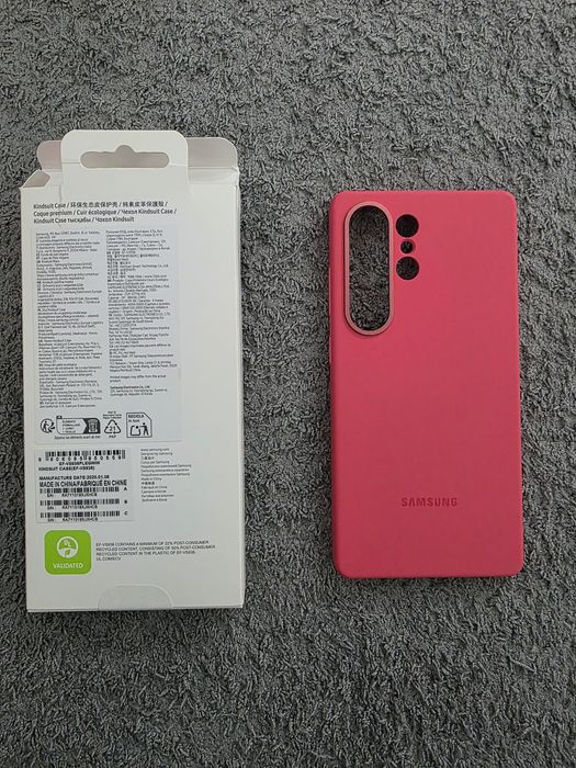 Capa original Samsung S25 Ultra Rosa Nova - Kindsuit Case (pele vegana)