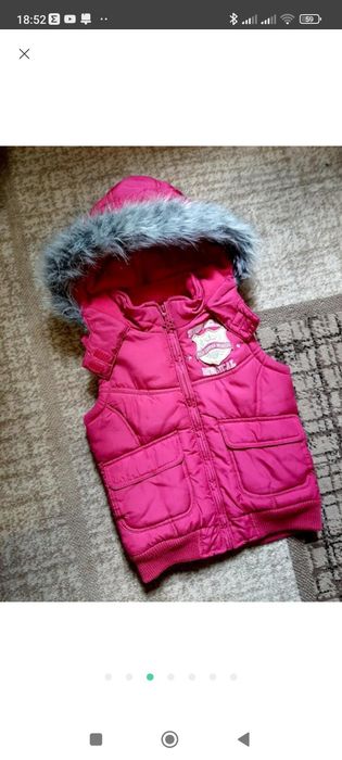 Жилетка безрукавка для дівчинки