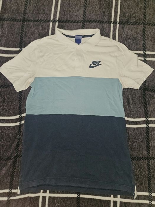 Polo Nike Azul Mesclado