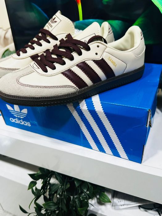 Adidas samba  branco feminino
