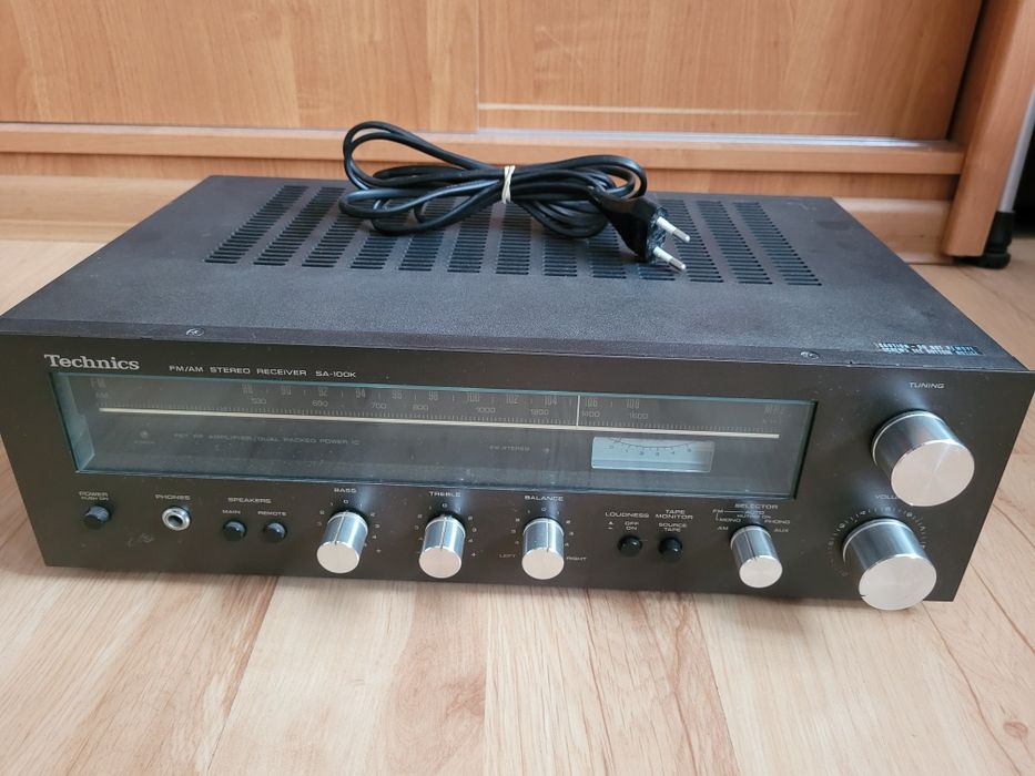 Amplituner Technics SA-100K Stereo Receiver, Retro, Vintage