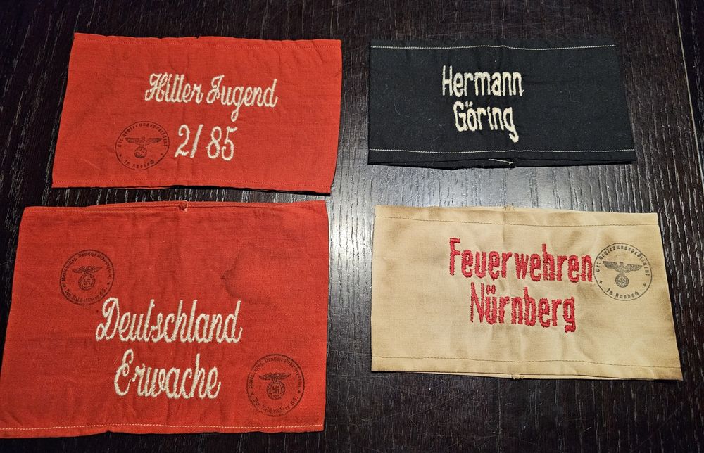 Niemcy III Rzesza opaski na ramię