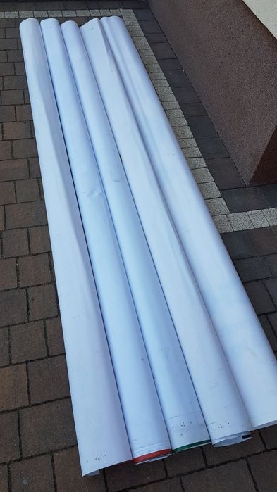 Baner 2,5m/5m używany plandeka wysyłka