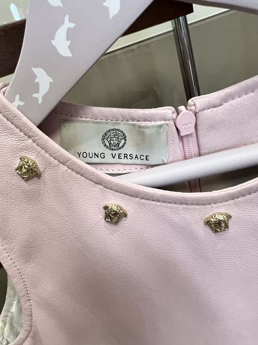 Шкіряне кожаное платье Versace 116