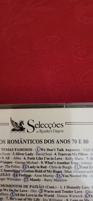 Cds Êxitos Românticos dos anos 70 e 80