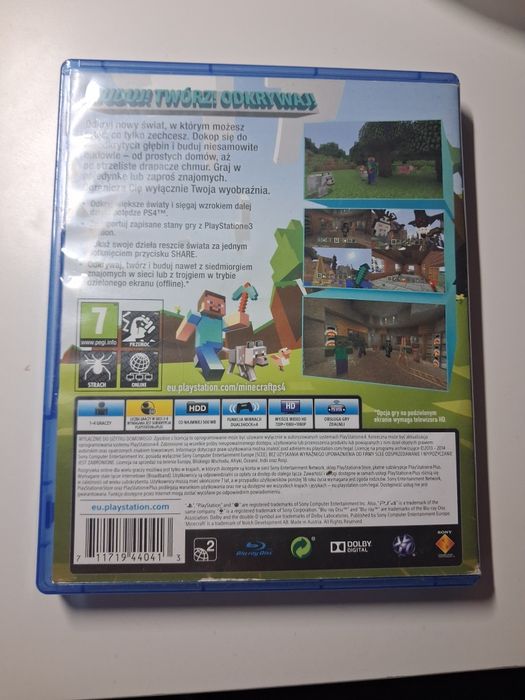 Gra Minecraft ps4