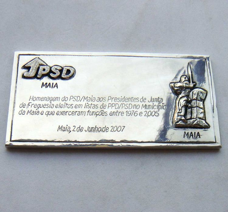 Medalha de Estanho Política PSD Gonçalo Mendes da Maia O Lidador