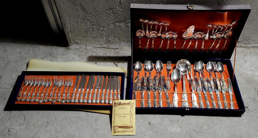 Conjunto de talheres 1970 Prata