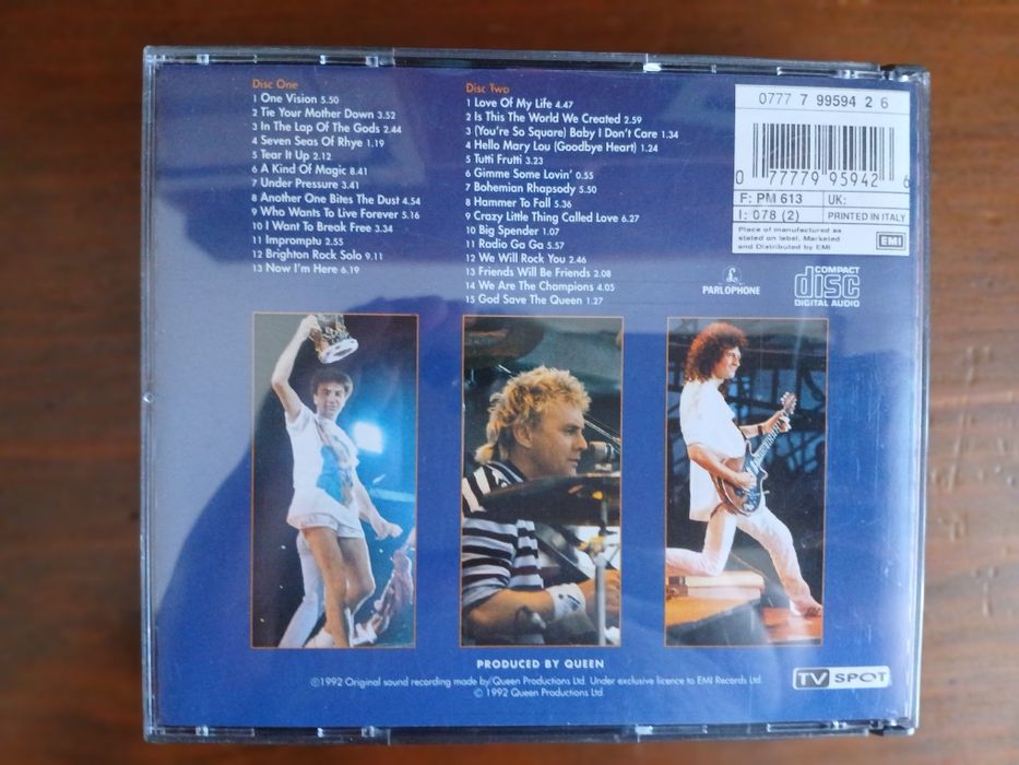 Queen live at Wembley'86 cd duplo