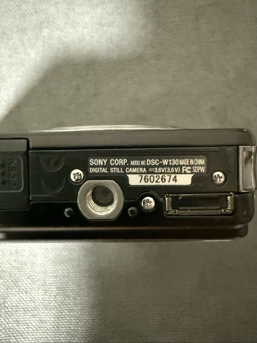 Sony Cyber-Shot DSC-W130 Вінтажний Цифровий Фотоапарат Мильниця y2k