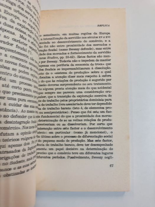 Do feudalismo ao capitalismo, de Paul M. Sweezy