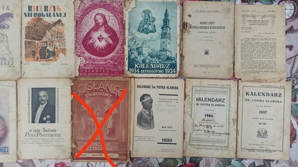 Przedwojenne katolickie miesięczniki dla dzieci oraz kalendarze