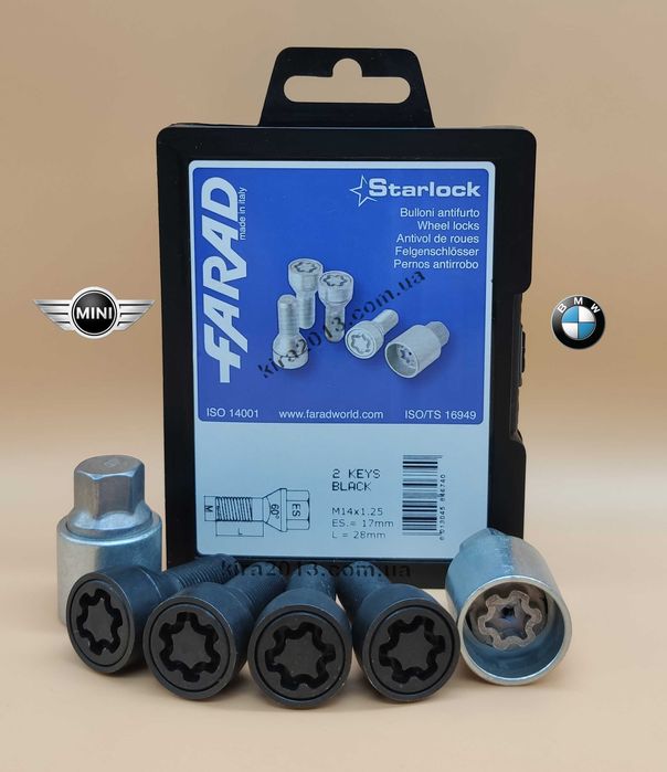 Секретные болты БМВ BMW секретки F10 F11 F25 F26 F80 E70 E71 F15 F16