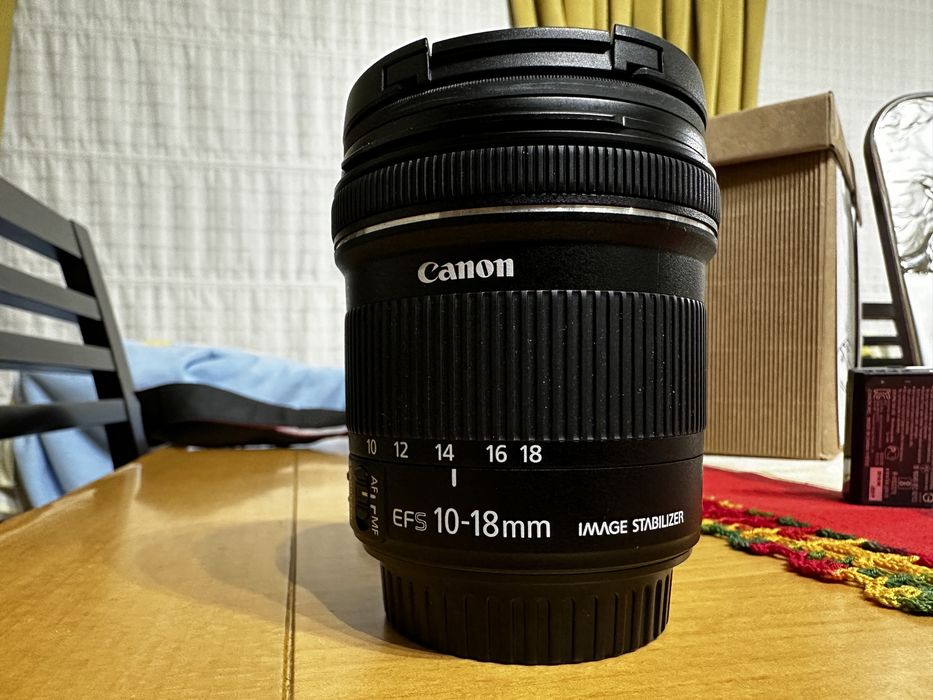 Lente canon 10-18mm