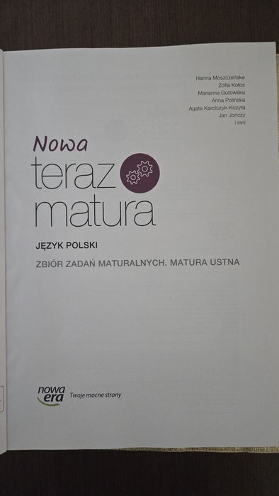 Nowa teraz matura język polski
