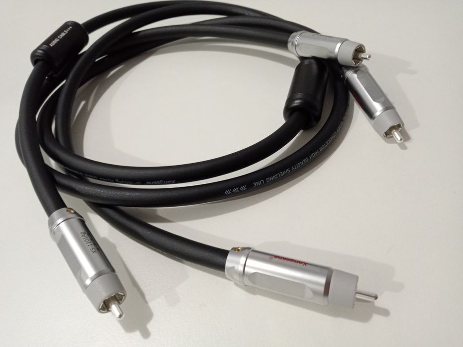 Interkonekt Xangsane SP-9003Ag 2x RCA Cinch 1m czyste srebro.
