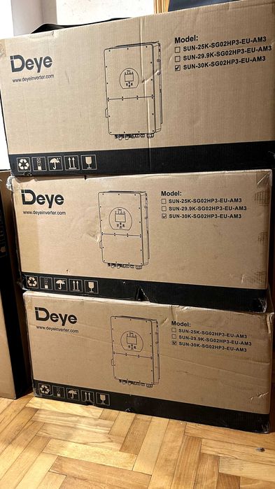 Інвертор Deye 30 кВт для будинку або бізнесу