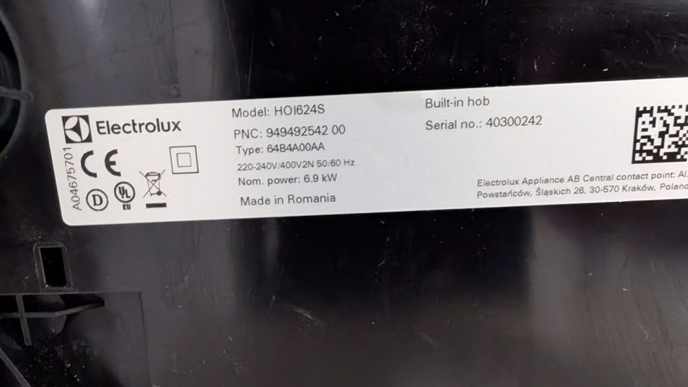 Індукційна поверхня Electrolux