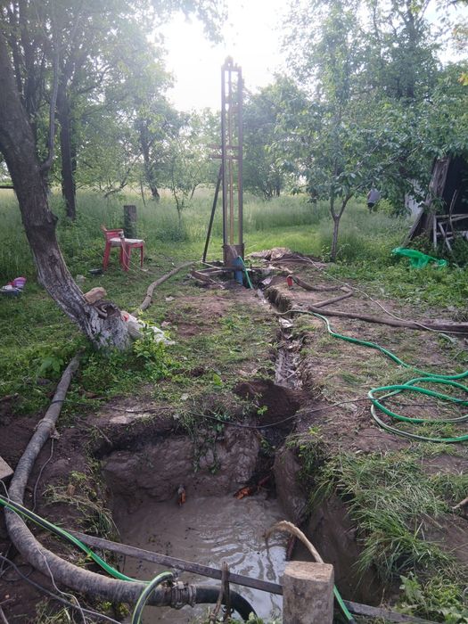 Буріння та облаштування свердловин на воду по всій Київській області. Монтаж систем водопостачання