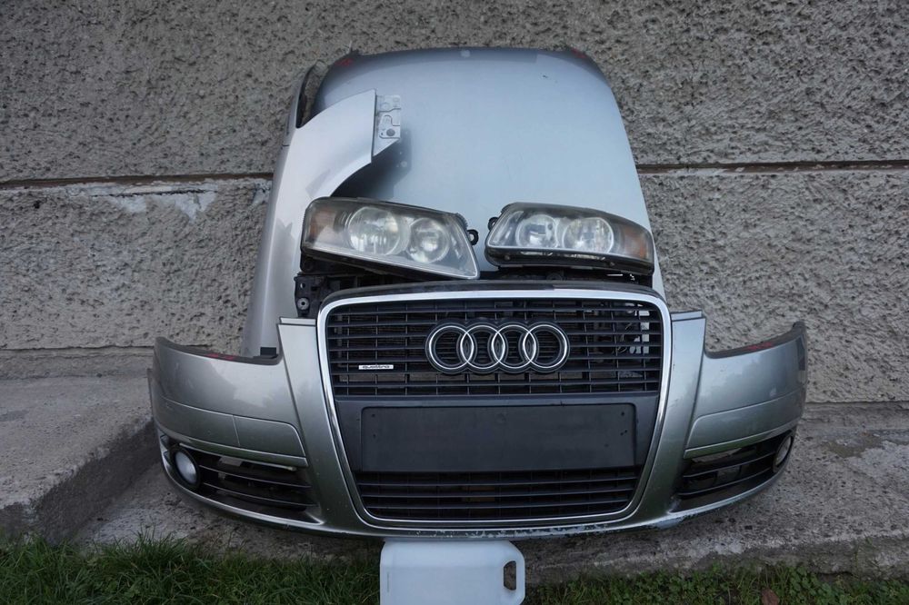 Audi A6 С6 ауди а6 с6  Бампер передний  рестайлинг дорестайл разборка