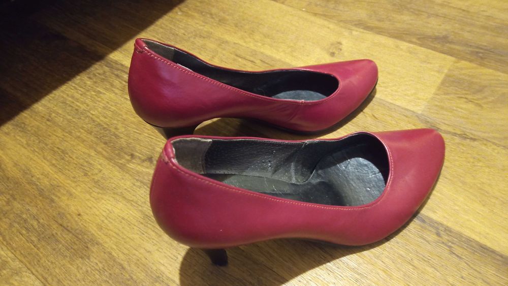 damskie Buty, obcas czerwone R 39