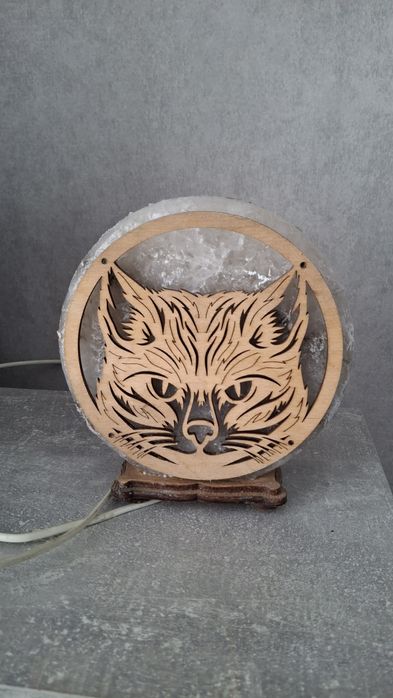 Соляна лампа,  нічник світильник