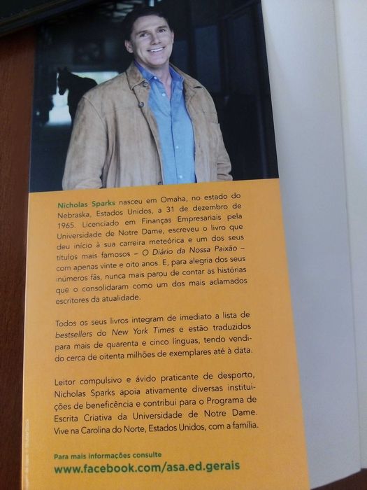 As palavras que nunca te direi, Nicholas Sparks