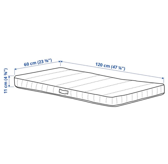 Berço Sundvik com colchão Jätterrött
