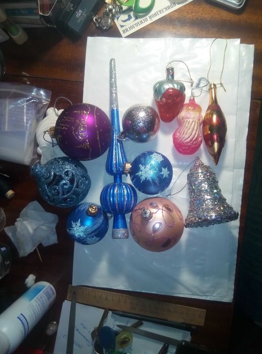 Красивые новогодние игрушки