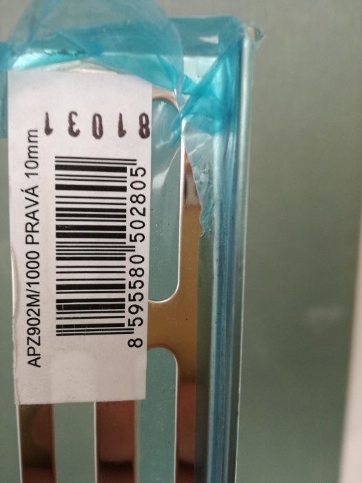 APZ902M/1000 Nierdzewna listwa do spadków w brodzikach, Prawa