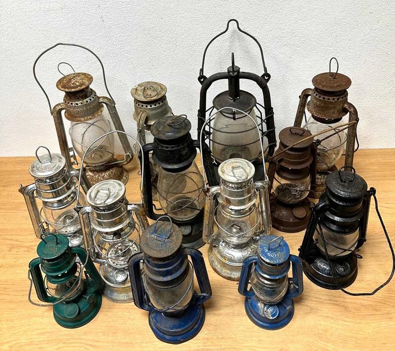 Lanternas antigas para decoração de tertulia